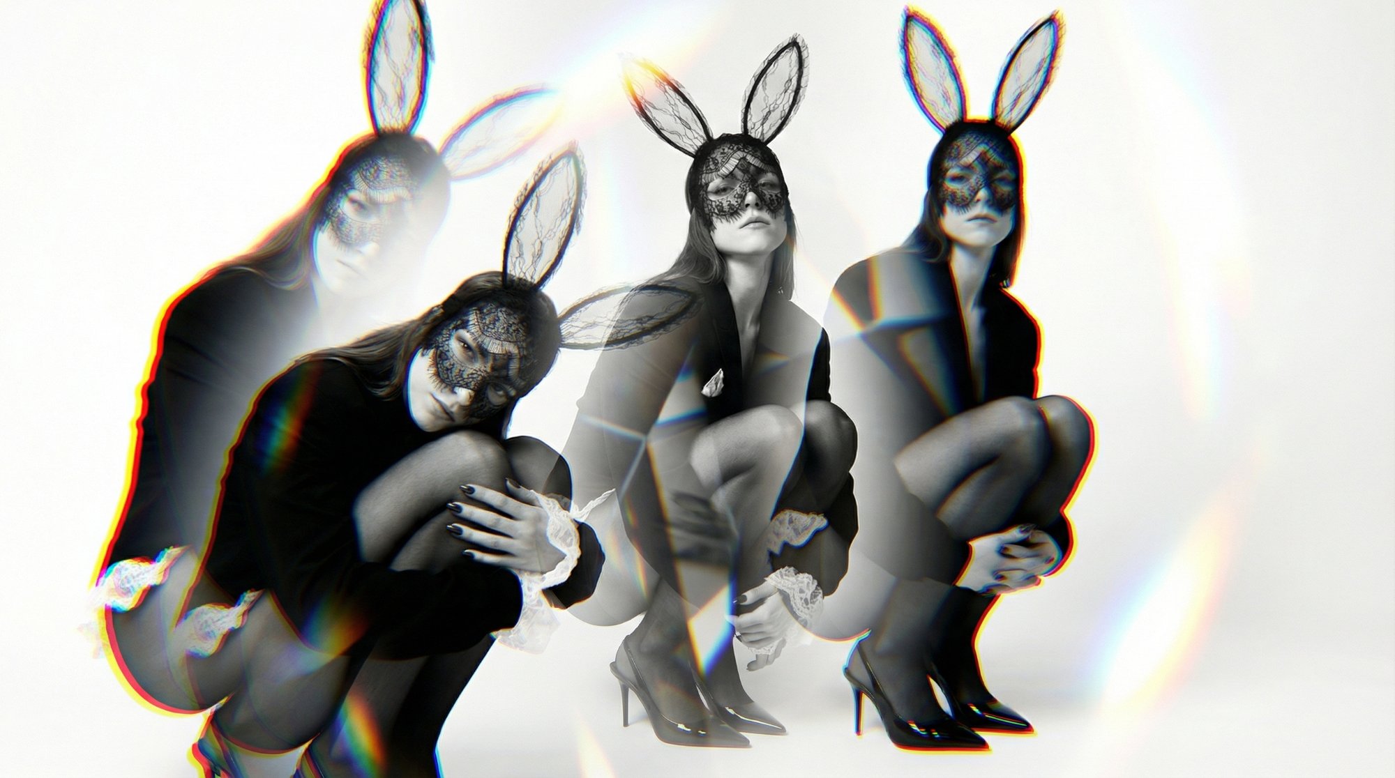 Multiple Sian black and white